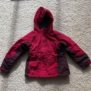 Land’s End Pink and Purple Kids Hooded Jacket